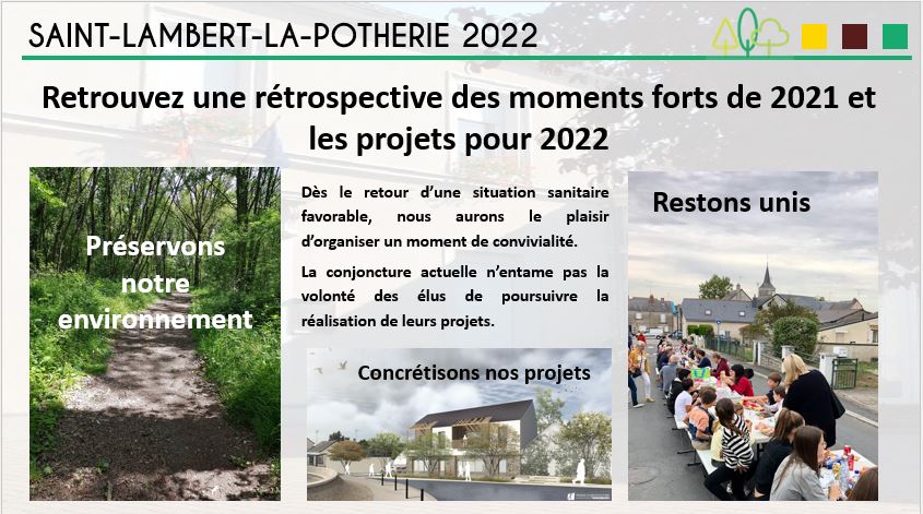 Diaporama Voeux 2022