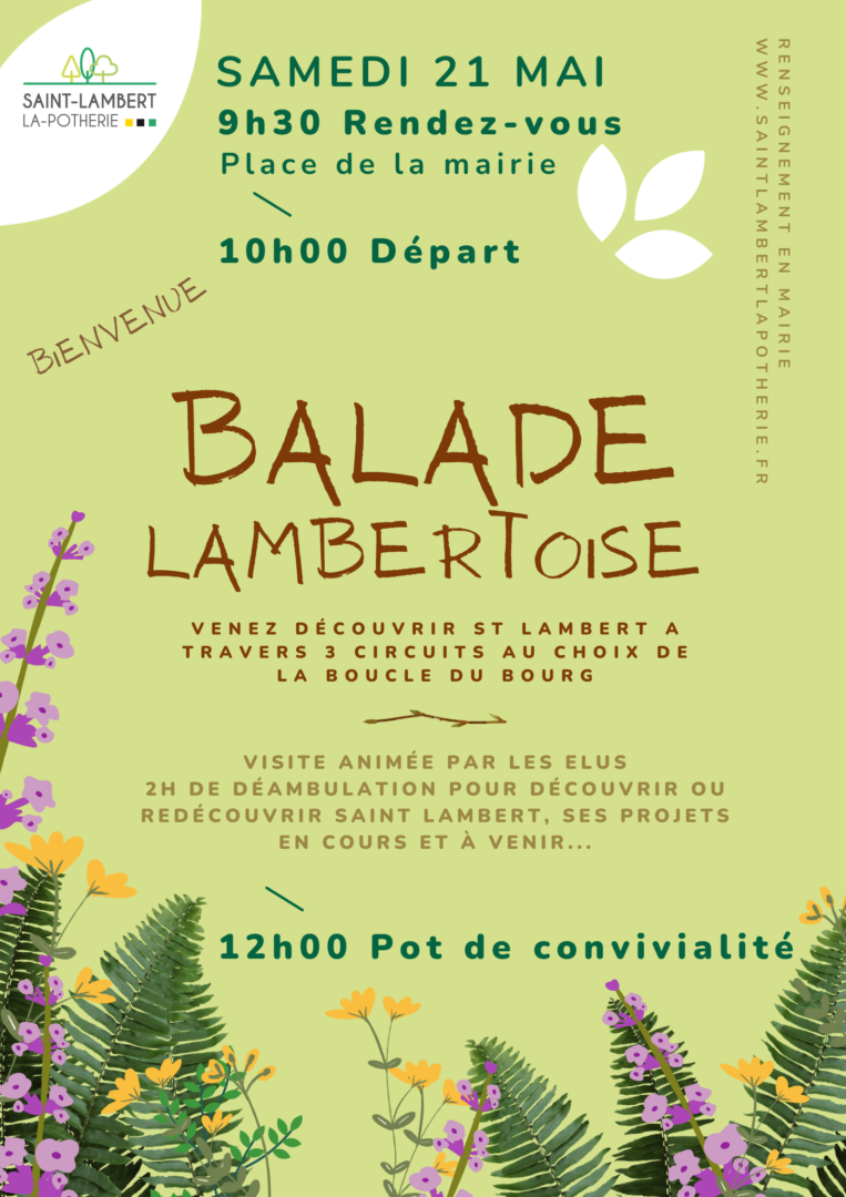 Balade Lambertoise 21 mai