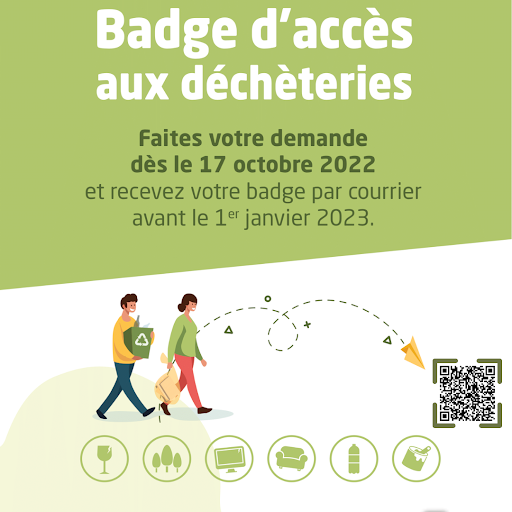 Badge Déchèterie