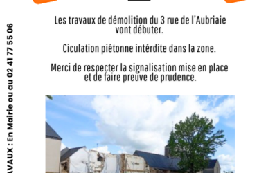 Travaux en coeur de bourg